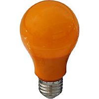 Лампа светодиодная Ecola Color A55 Груша Е27 220В 12Вт Оранжевая 55х108мм картинка 